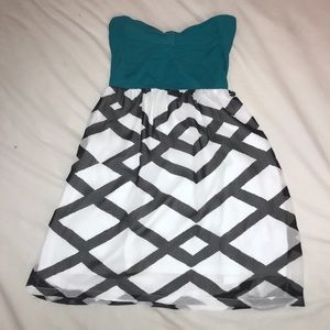 Roxy Strapless Pattern Dress